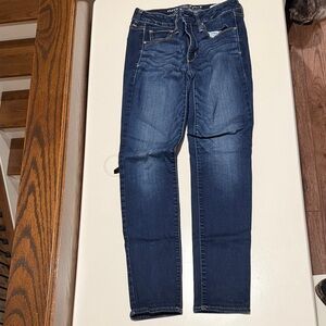 American Eagle Outfitters Dark Blue Skinny Jeans